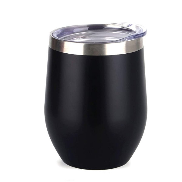 12oz. Black Stainless Steel Wine Tumbler by Celebrate It™