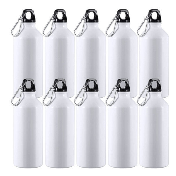 Ezhydrate 10 Pack Aluminum Water Bottles Bulk 20 Oz Blank Reusable Water  Bottles Lightweight Aluminu…See more Ezhydrate 10 Pack Aluminum Water  Bottles
