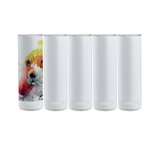 20oz Case (25 Units) New Sublimation USB Bluetooth Speaker Tumbler