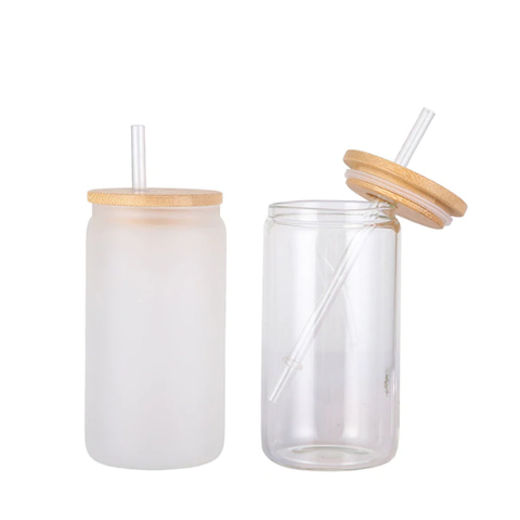 Sublimation Glass Bulk Tumblers With Lids With Double Sigle Wall, Snow  Globe Design, Bamboo Lid, And Plastic Straw Available In 12oz, 16oz And  20oz Ideal For Beer, Mason Jar, Or Glass US