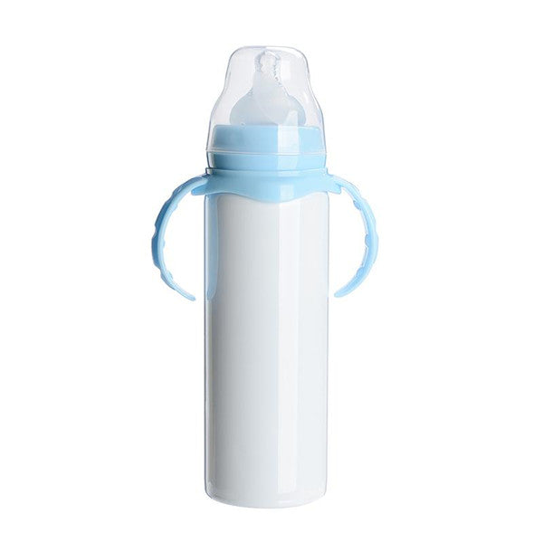 8oz Case(24 Units)Sublimation Blanks Sippy Baby Bottle