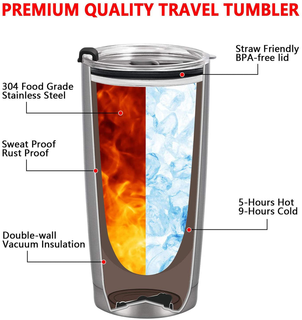 Cool Yoleb 20 oz Tumblers Bulk Stainless Steel Tumbler with Lid Double Wall  Vacuum Insulated Coffee Mug 20oz Powder Coated Cup for Hot and Cold Drinks