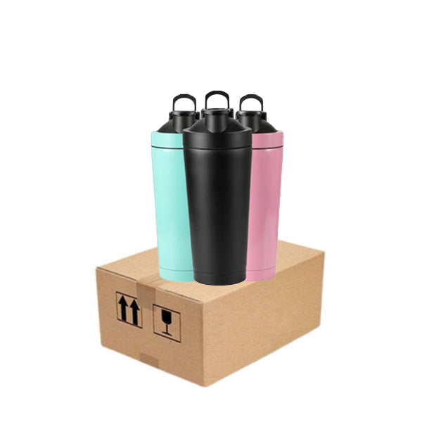 WAASS Double Wall Vacuum Insulated Protein Shaker Bottle with Mixer Ball  for Gym - Leakproof One-Cli…See more WAASS Double Wall Vacuum Insulated