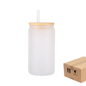 Bamboo Lid and Straw, Beer Can Glass, Iced Coffee Glass Lid, Beer Can Glass  Lid, Bamboo Lid, Iced Coffee Straw, Glass Straw, Plastic Straw 