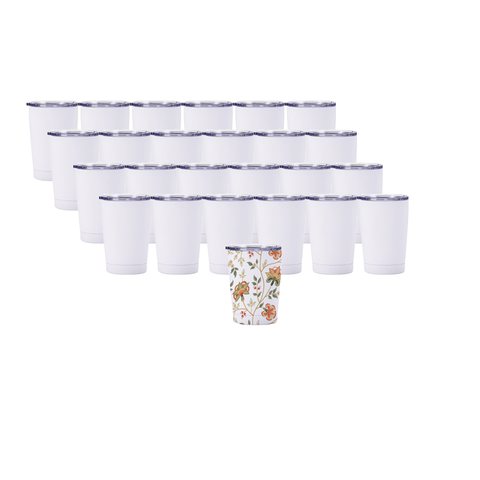 Case of 25pk 12oz Sublimation Insulated Cute Mike Cup，Bulk Tumblers