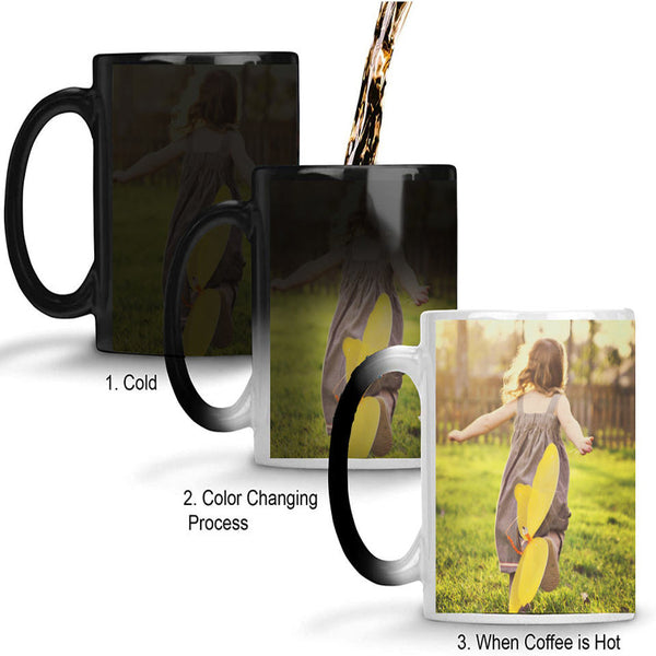 11oz (36 Units) Color Changing Coffee Cup Sublimation Mug Magic Mug