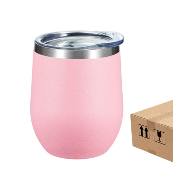 Farm House ROSE - ROSÉ insulated wine tumbler - pink tumbler with lid -  gift idea