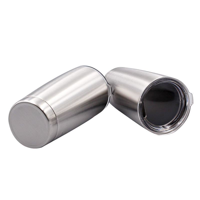 Store 20 oz stainless silver sublimation tumblers