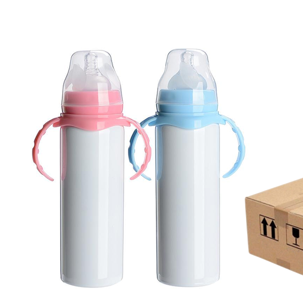 Straight 8oz Sublimation Baby Bottle/sublimation Baby Blank Bottle