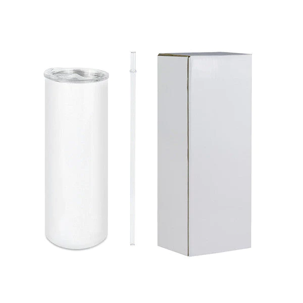 20oz Sublimation Skinny Strainght Tumbler