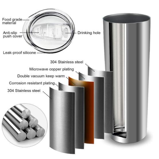 A Girl Should Be 20oz Stainless Steel Statement Tumbler – Made To Sip