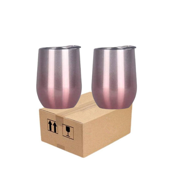 12oz Case (4/8/48 Units) Double Wall Wine Tumbler,Outdoor Wine Tumblers,Beach Wine Tumbler