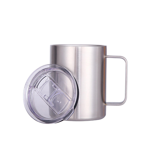 12oz CASE (25 UNITS)  Coffee Mug Tumbler With Handle  And Lid