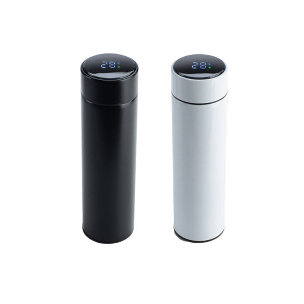 LV 02 Thermal Tumbler LED Touch Display Temperature Stainless Steel Flask  Keep Warm and Cold 500ml