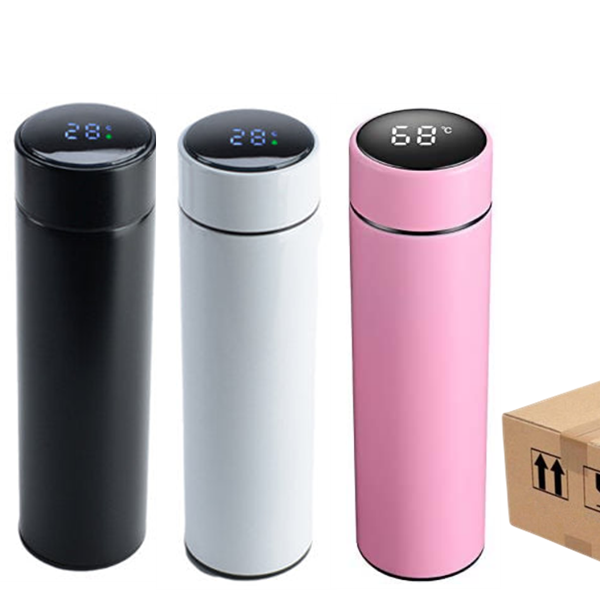 Smart Vacuum Travel Flasks With Temperature Display Thermos Coffee